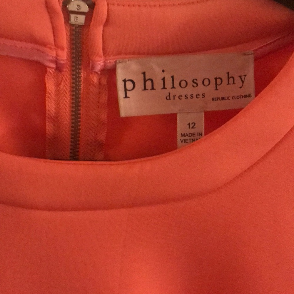 Philosophy Coral Dress - Picture 3 of 3